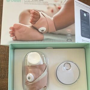 Owlet Dream Sock Baby Sleep Monitor - Blush Pink